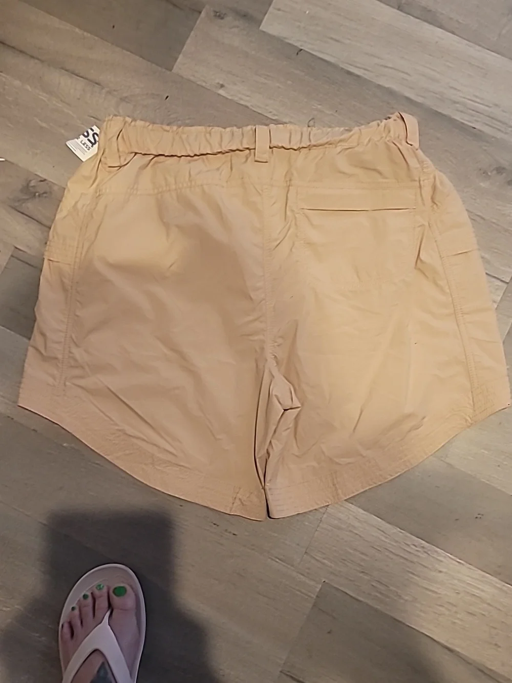 Free People Movement In The Wild Long Hike Shorts Beige Tofu Cargo Shorts Med - Picture 6 of 7